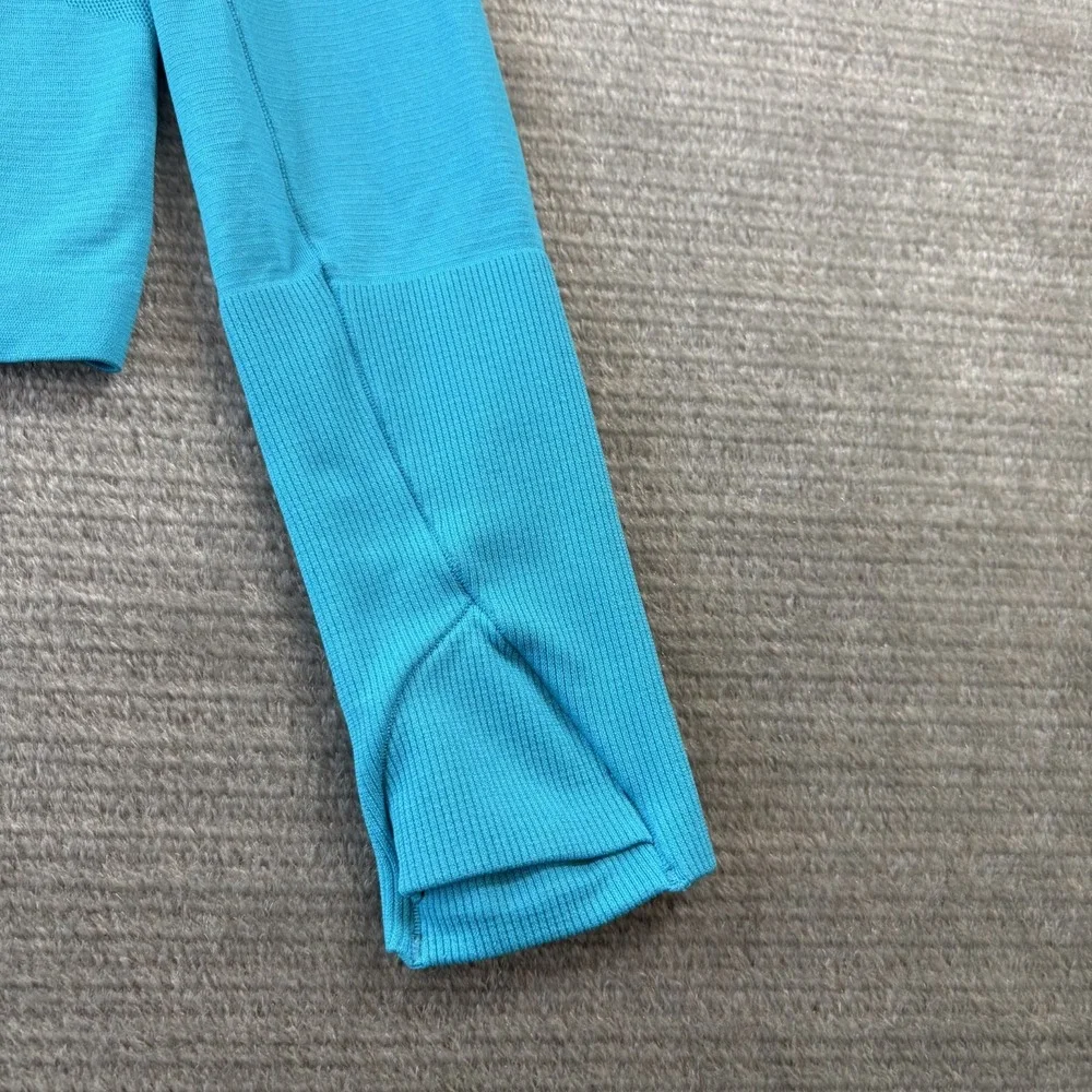 Lululemon Swiftly Tech Top 4 Blue Long Sleeve Crew Neck Athleisure Gym Running